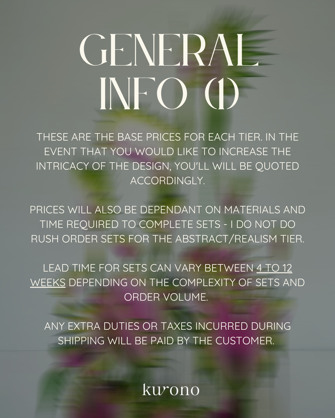 Customs Deposit